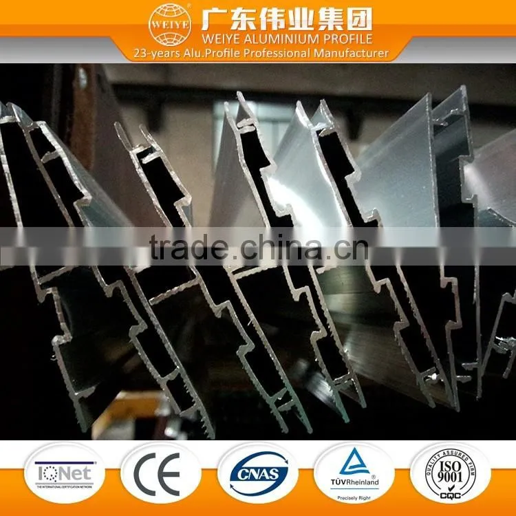 Fashion design China manufacturer aluminium extrusion profile for silding window with top quality