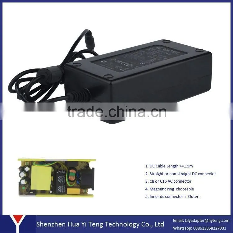 12 volt power adapters 12v 6a 110v to 220v plug adapter power supply