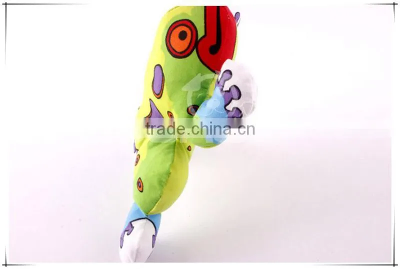 Pretty stuffed frog type pet toys
