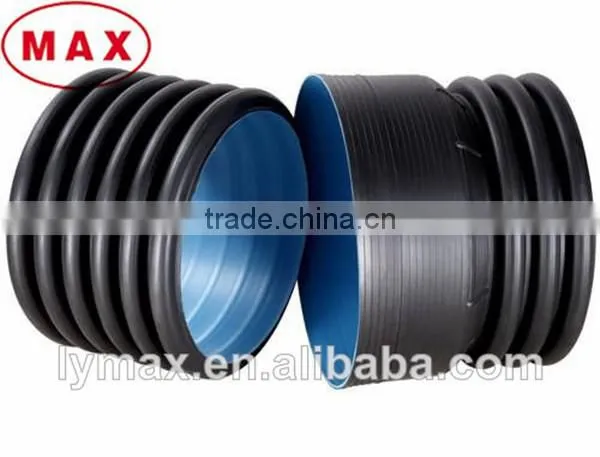 Perforated Metal Reinforced HDPE Corrugated Drainage Pipe, Perforated Drain Pipes