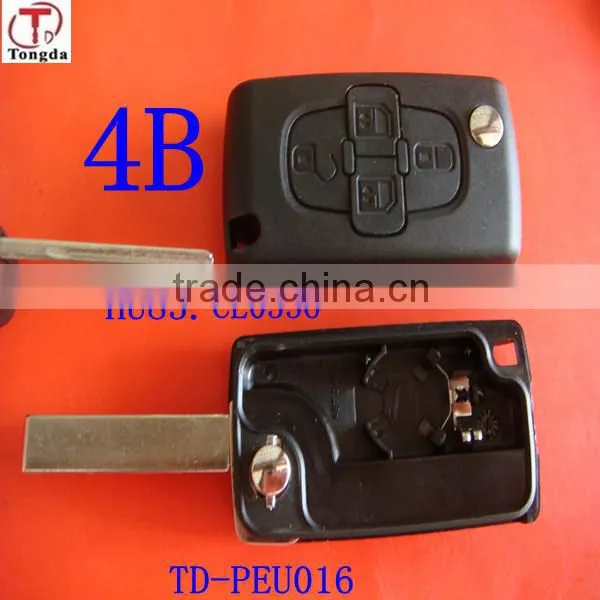 Tongda 406 Remote Key Fob Case Shell for Peugeot