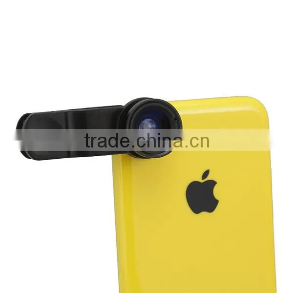 LQ- 001 3 IN 1 Fish Eye, Macro, Wide Range Universal Clip Photo Lens For Smart Phones, Tablet PC,LapTop.