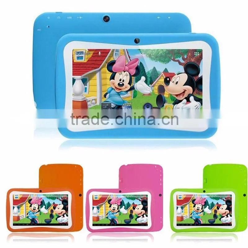 Hot Sale rugged 7 inch android 4.4 Children learning computer machines super smart tablet pc
