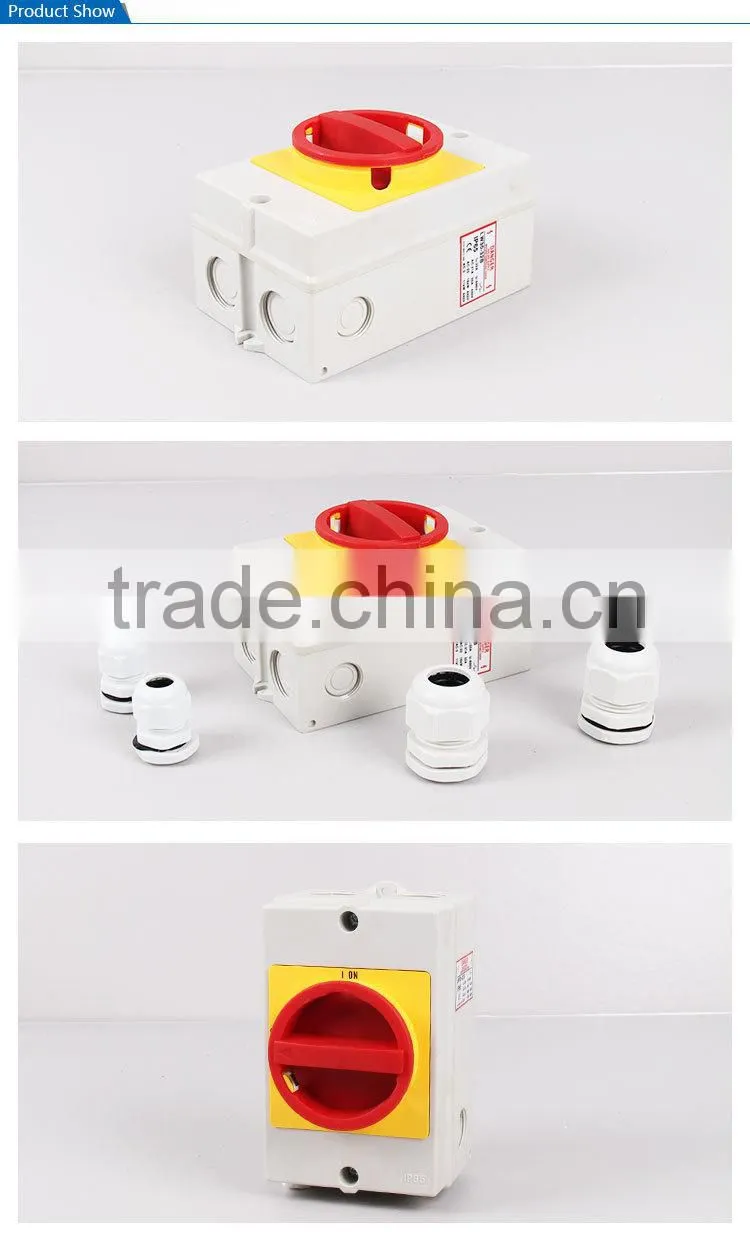 SAIP/SAIPWELL New Type 32A Electrical Waterproof mini rotary switch