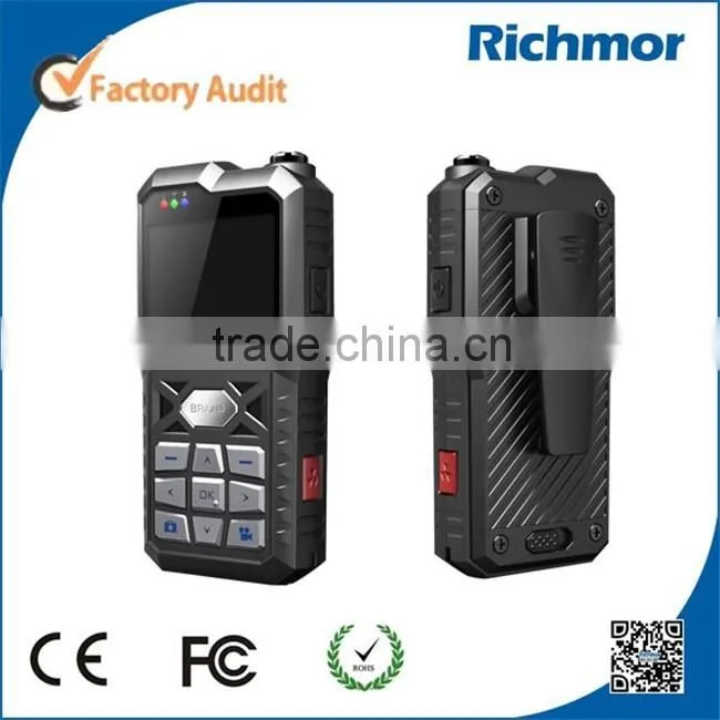 3G 4G Sim card Police Body-worn camera with mini camera