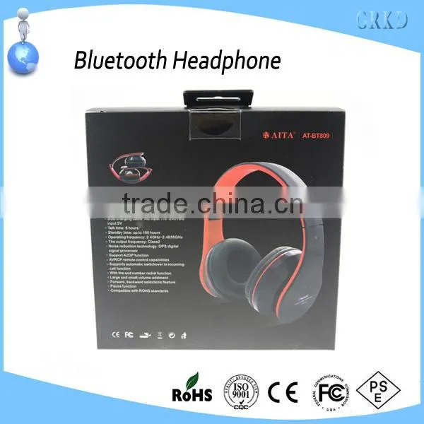 2015 high quality earmuff bluetooth headphone