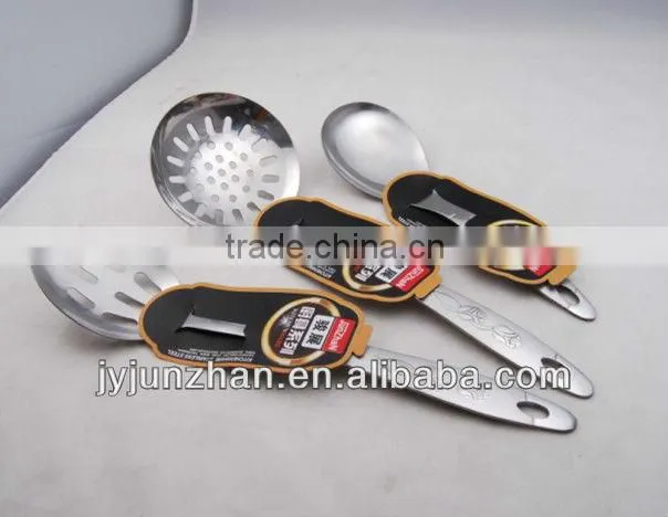 stainless steel skimmer with SS handle with rose on and low price