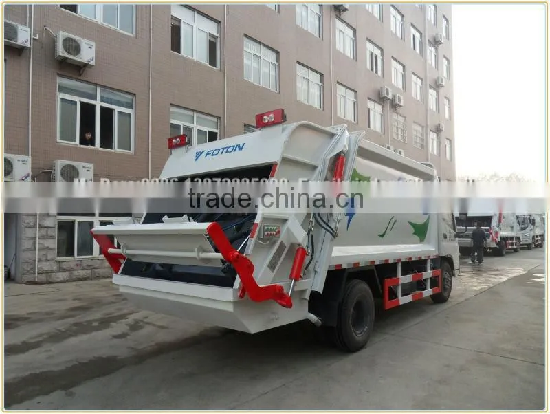 Foton refuse compactor truck for sale