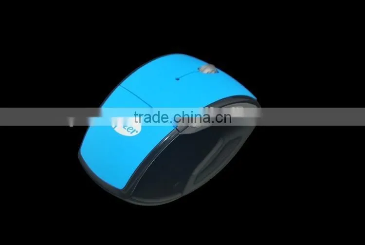 Custom Computer 2.4G Wireless Arc Gift Foldable Mouse