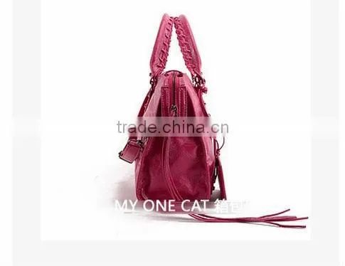 CHEAP wholesale women oil leather handbags order from china direct