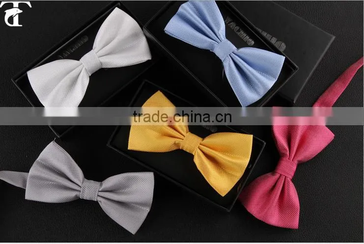 light blue cheap men luxury bow ties with your own brand