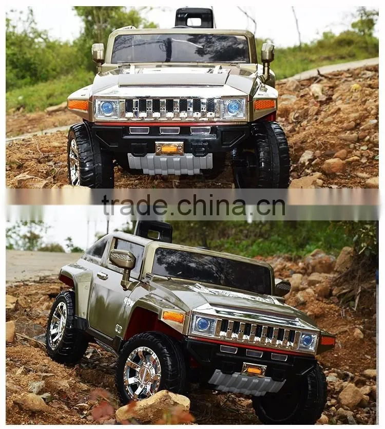 License kids car hummer HX ride on car with four wheel suspension car for toy two doors open HL188