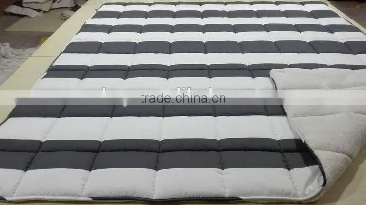 2016 Best selling product super soft microfiber quilt, Lamb Fleece Duvet made in china