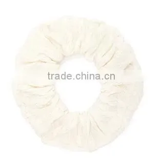 plain lace scrunchie fashion style for girl
