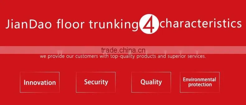 ISO Aluminum alloy wire protection trunking for flooring high quality China Supplier