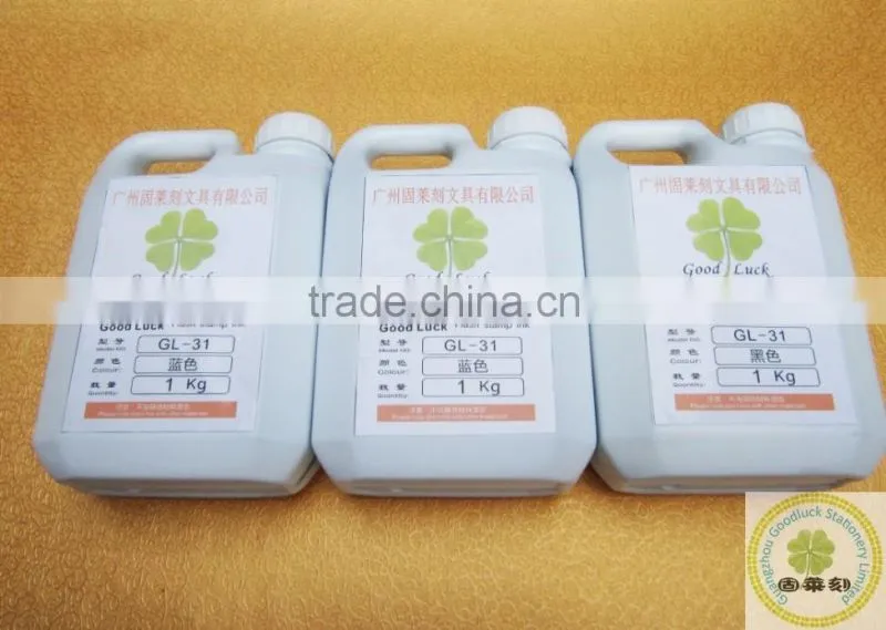 Water basic self-inking stamp ink/Re-fill stamp pad ink for office use