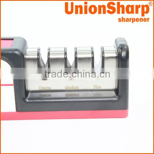 Kitchen 3 stage diamond ceramic knife sharpener