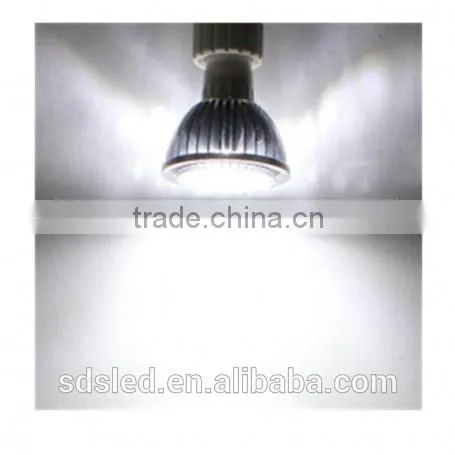 LED spotlight 5W high power Silver Cool White led spot light gu10
