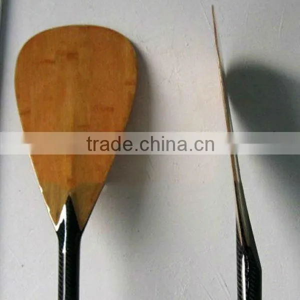 Amazing wooden SUP paddle with carbon fiber, bamboo sup paddle wood table paddle