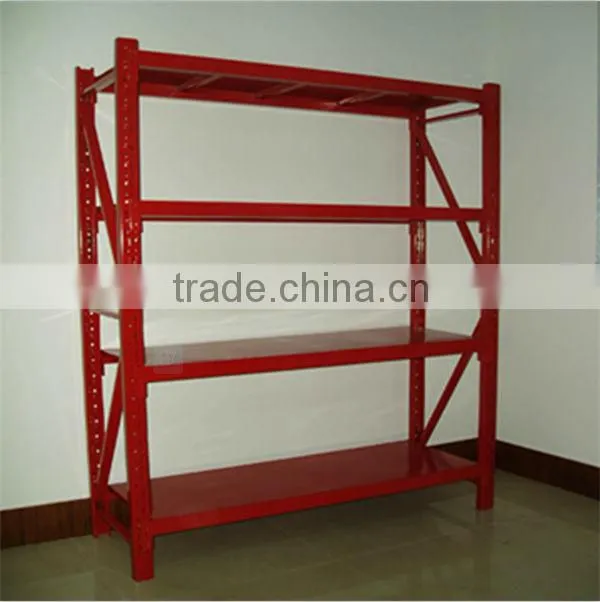 Widely used for storing box and bulk goods steel longspan shelving/medium duty racking