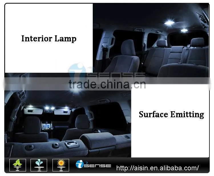 Super bright T10 Festoon Ba9s Socket led car light, auto led reading lamp, led car lamp