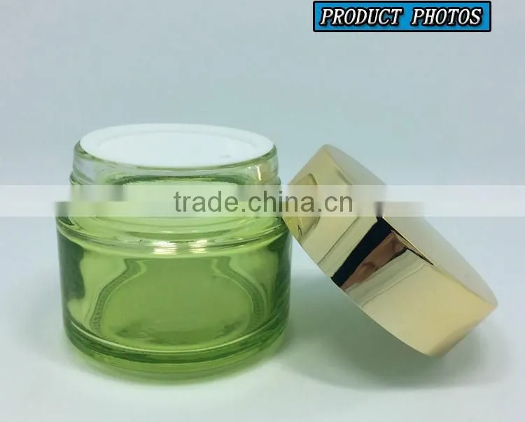 100ml empty cylinder cosmetics facial mask glass jar