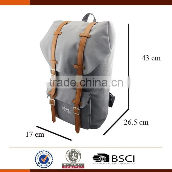 Fashion 900D Flap Travel Backpack Bag with Laptop Compartment