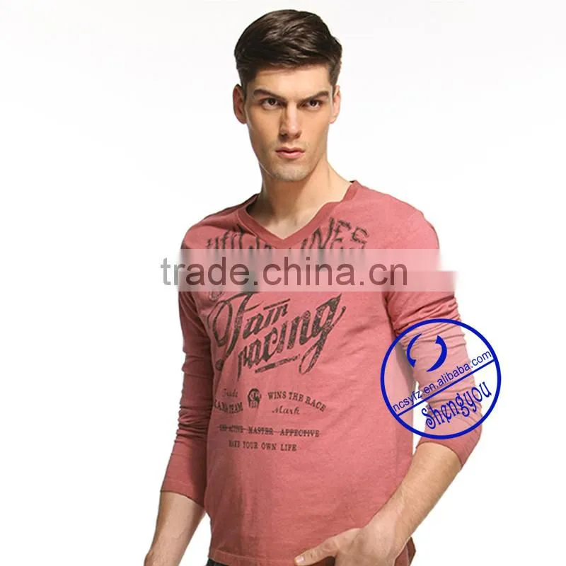 custom 2015 new design mens printed t shirt design wholesale china