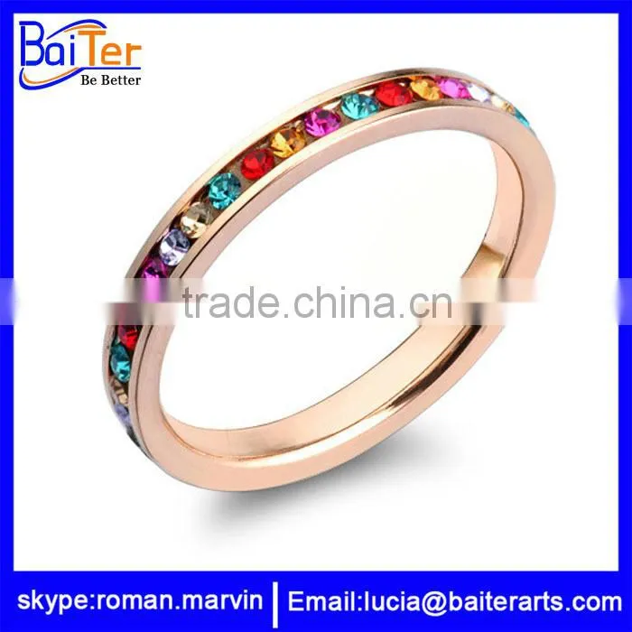 Wholesale fashion silver ring 925 silver ring with black stone