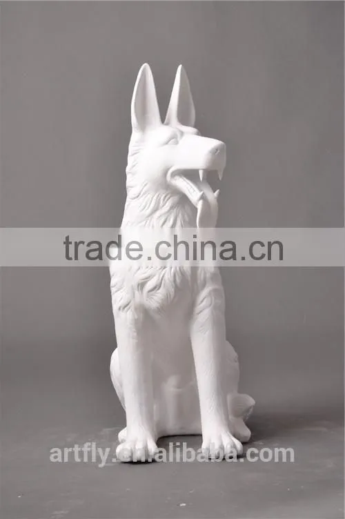 fiberglass mannequin dog statue display