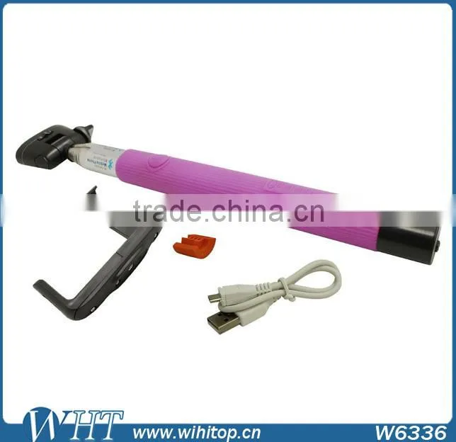 Wireless mobile phone self-timer pole, self-timer artifact Multi-function Bluetooth Self Timer Extension Rod for iphone