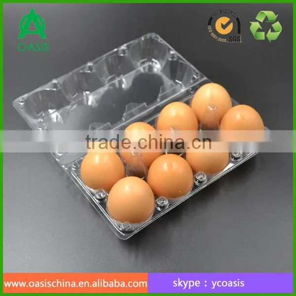 6 8 10 caves clear xplastic egg tray box