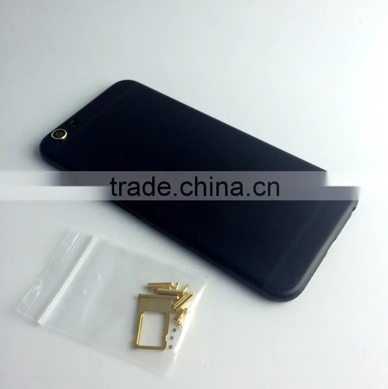 made in china colorful matte color for iphone 6 plus housing with gold buttons