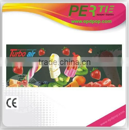 digital signage wall mount pop display rack epd screen epop e paper display circular display promotional cards
