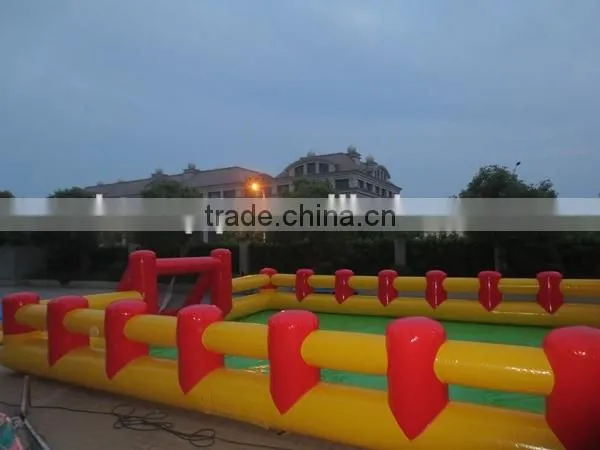 2015 hot sale inflatable billiard table sports game for sale