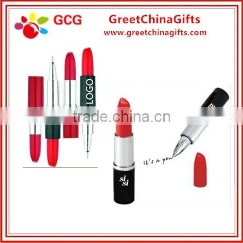 Syringe shaped click ball point pen