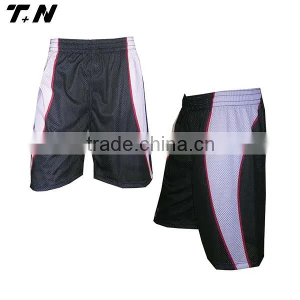 Wholesale customized cheap and unique sports lacrosse training shorts