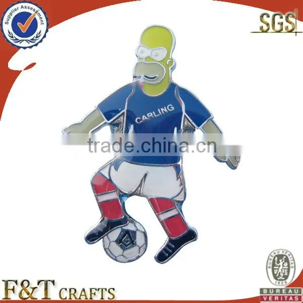 high quality 3D custom made metal bullion badges