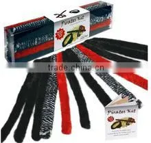 6mm colorful stripe neno chenille stem
