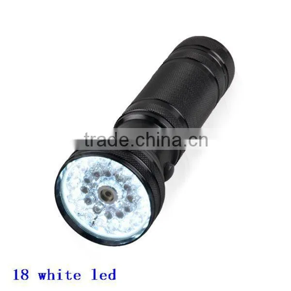 Colorful led flashlight with compass