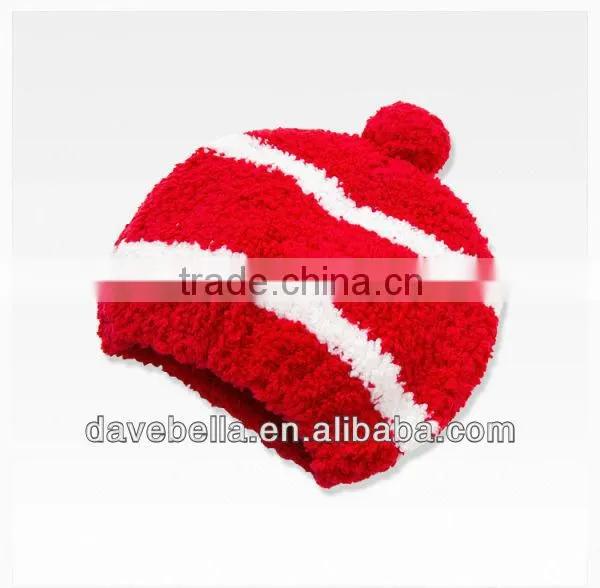 DB33 dave bella autumn winter chenille baby hat infant caps