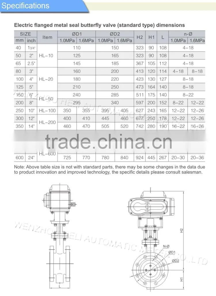 Hard Seal Butterfly Valve