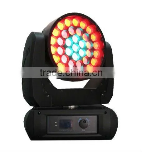 37pcs 12W rgbw 4 in 1 led zoom moving head disco lights china top ten selling products