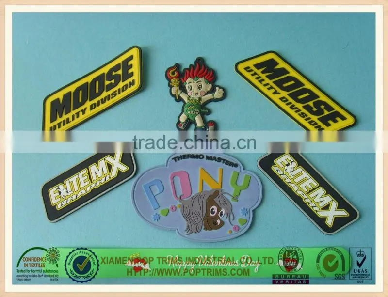 newly design silicone patch logo