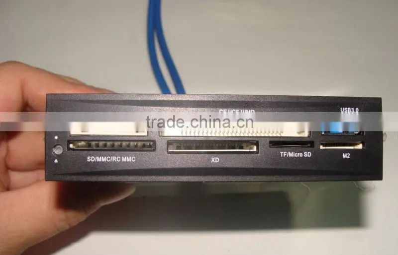 Aluminus 3.5" Internal Card Reader with USB 3.0 Port 6 Slot Card Reader