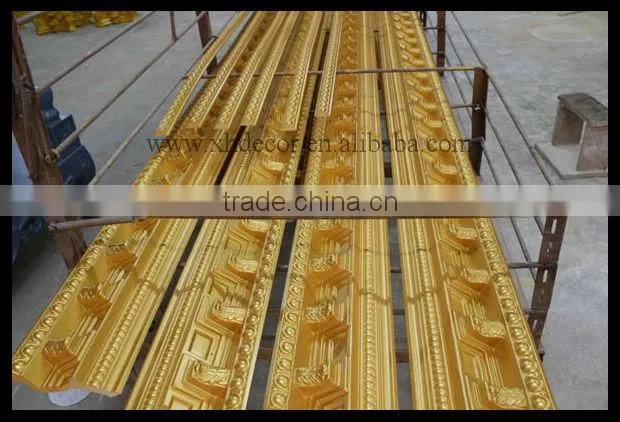 outdoor use waterproof anti-ultraviolet polyurethane cornice Mouldings house architectural design