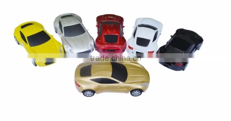 hot new products for 2016 portable Car Shape Power Bank 5200mAh 2 Car Headlamp LED strong light Torch