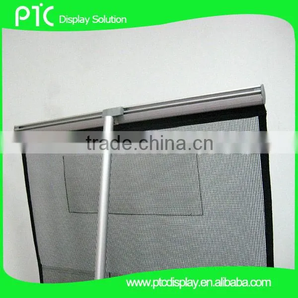 Economic double line fabric brochure holder
