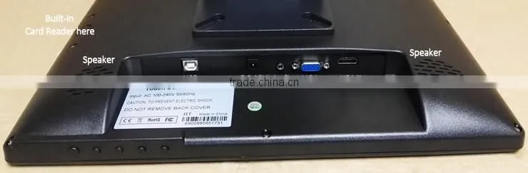 Runtouch RT-1520 New Touch Monitor with Card Reader, Speaker, HD MI, USB and VGA