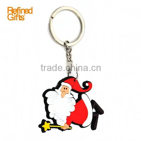 Personalized Customized Cheap Silicone Keychain for festival series